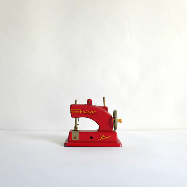 Vintage toy vulcan sewing machine