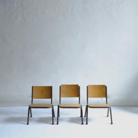 Vintage childrens school chairs