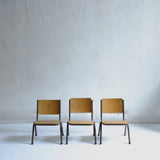 Vintage childrens school chairs