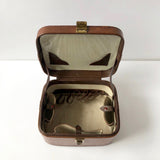 Vintage leather vanity case