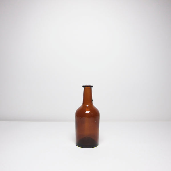 Vintage brown glass bottle