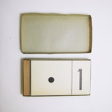 Vintage number counter
