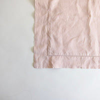 Vintage pink cotton pillow case