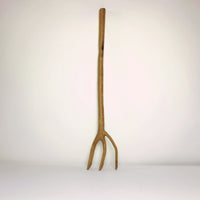 Vintage French wood fork