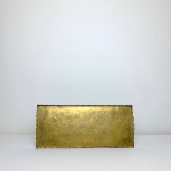 Decorative brass tray
