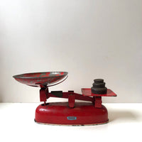 Vintage red scales