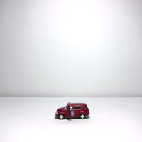 Vintage red toy van
