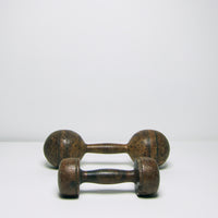 Vintage round dumb bell