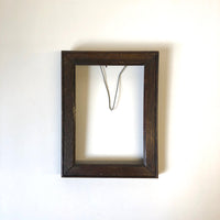 Small vintage wood frame