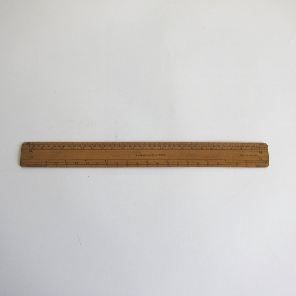 Vintage wood scale ruler – The Prop Bank