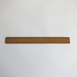 Vintage wood scale ruler
