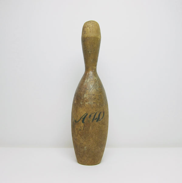 Vintage wood ten pin