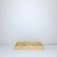 Weaved wood tray