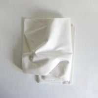 White denium cotton tablecloth