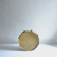 Vintage white vellum drum