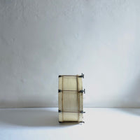 Vintage white vellum drum