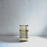 Vintage white vellum drum