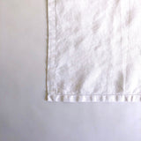 Fine white hemstitched napkin