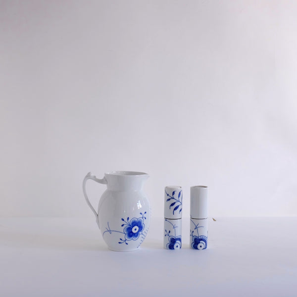 White + blue Jug
