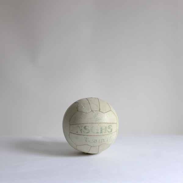 Vintage white football
