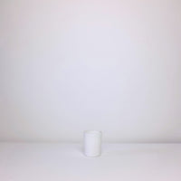Frosted white tumbler