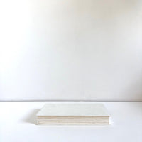 White hardback book
