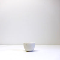 White marble candle holder