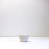 White marble candle holder