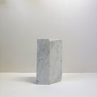White marble plinth