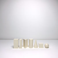 White geometry set