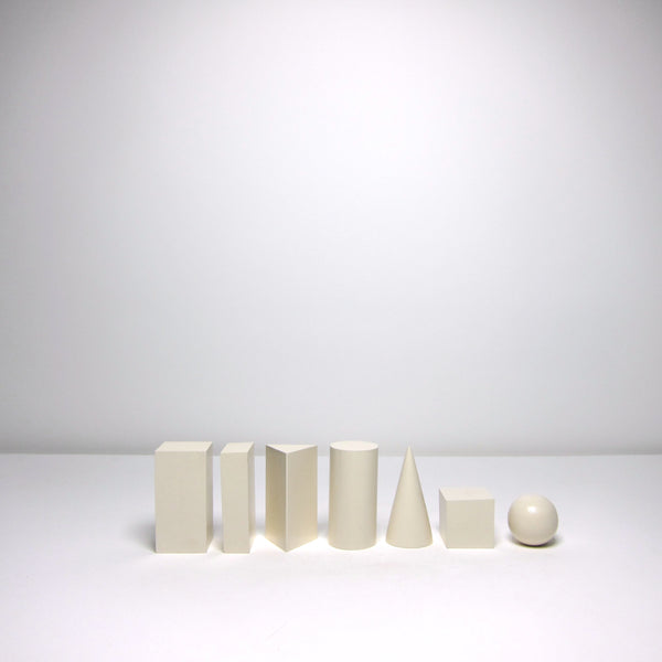 White geometry set