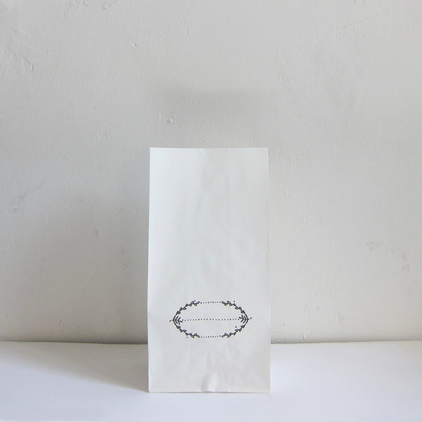 Wreath white gift bag