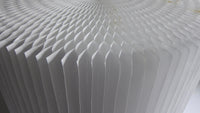 White paper honeycomb divider