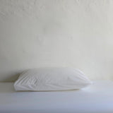 White cotton mix housewife pillow case