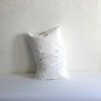 White cotton mix housewife pillow case