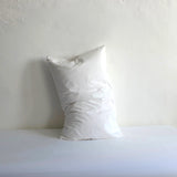 White cotton mix housewife pillow case