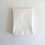White cotton mix housewife pillow case