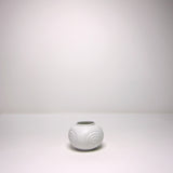 60's unglazed circle vase