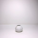 60's swirl unglazed vase