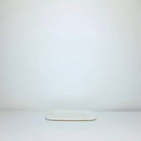 White ceramic tray
