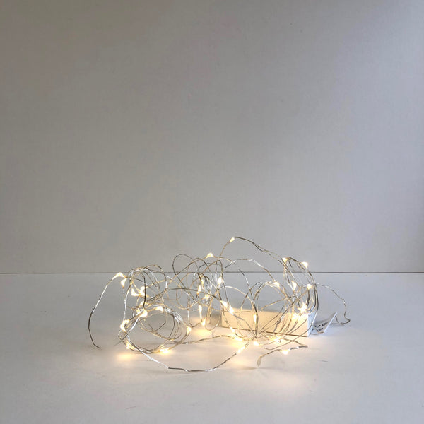 White wire LED light
