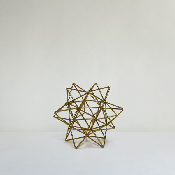 Brass wire sculpture
