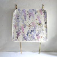 Wisteria bird wallpaper portion