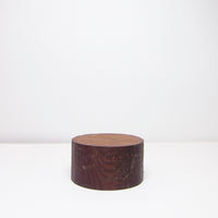 Waxed wood plinth