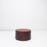 Waxed wood plinth