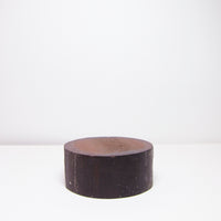 Waxed wood plinth