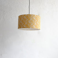 Extra large floral pendant shade.