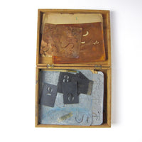 Vintage box of various stencils