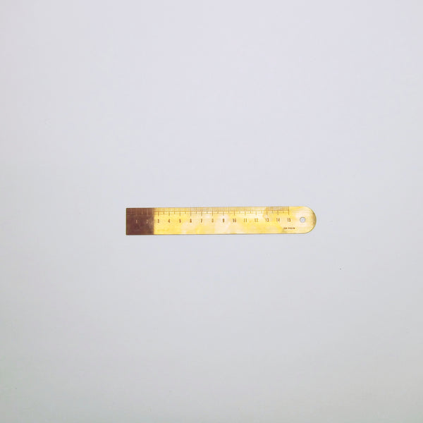15cm flat copper ruler