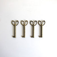 Brass butterfly keys